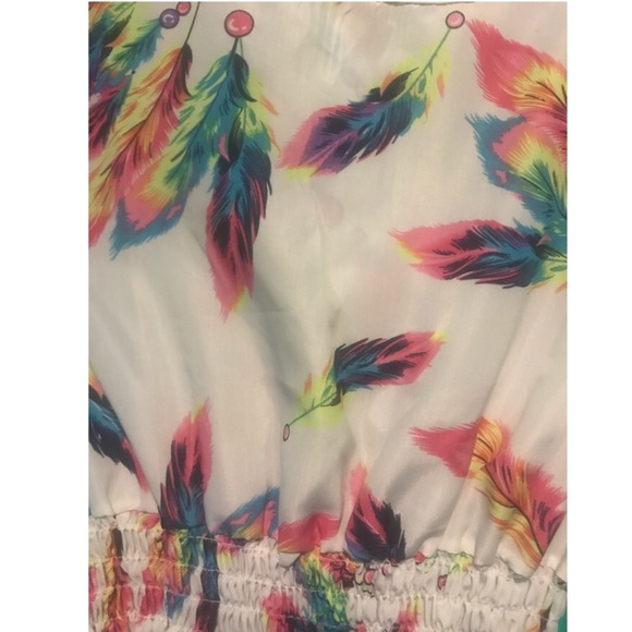 Casual mid length feather dress - Picture 3 of 3